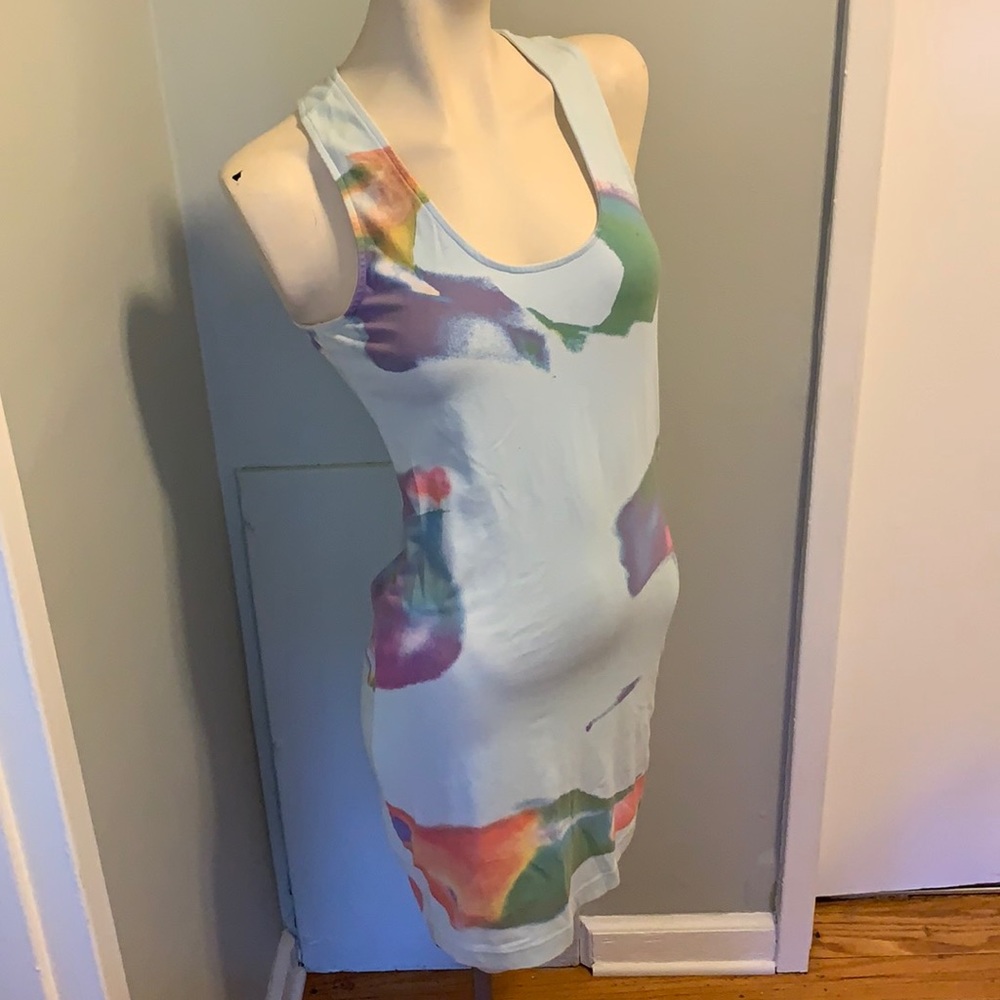 Tie dye body con dress